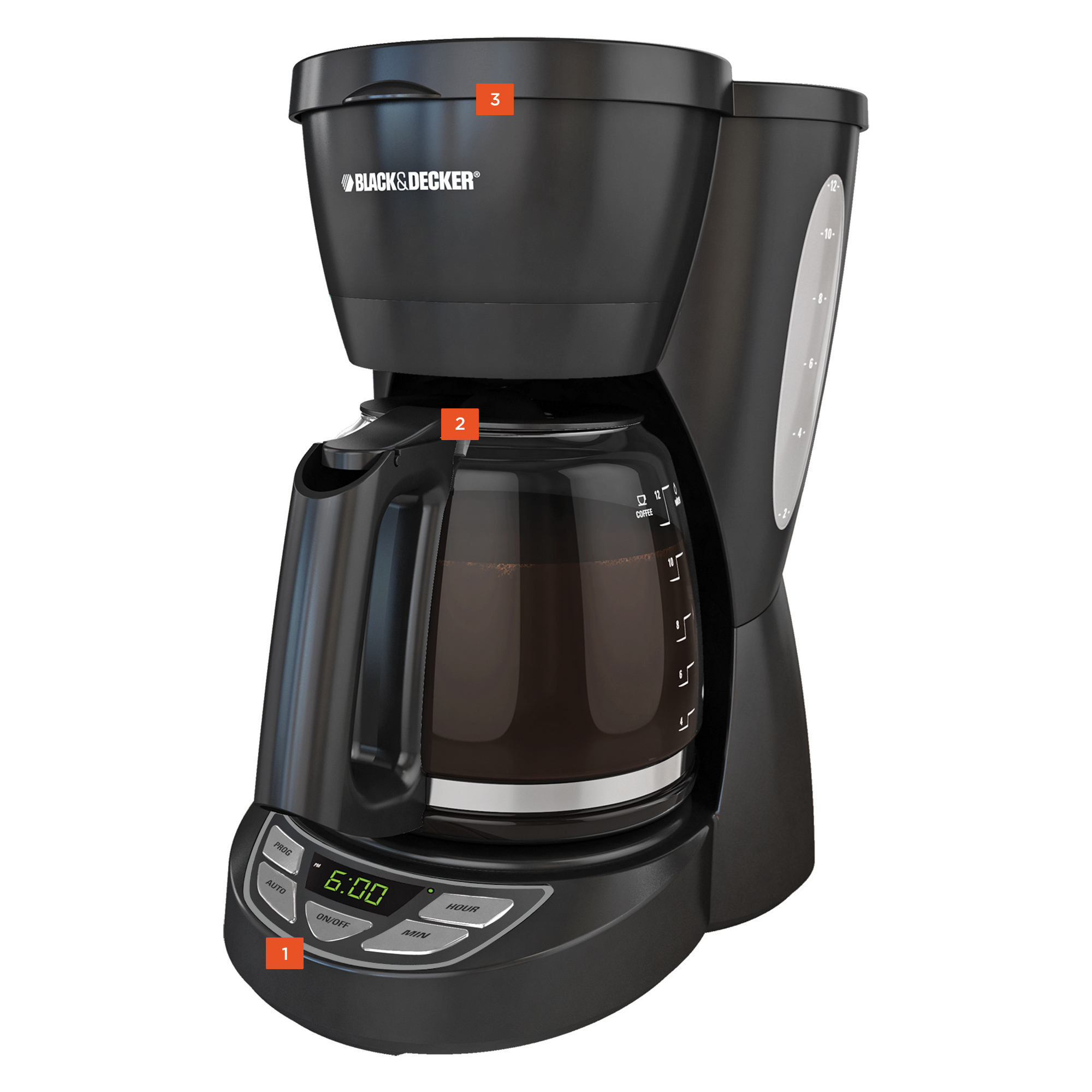 12 Cup Programmable Coffeemaker